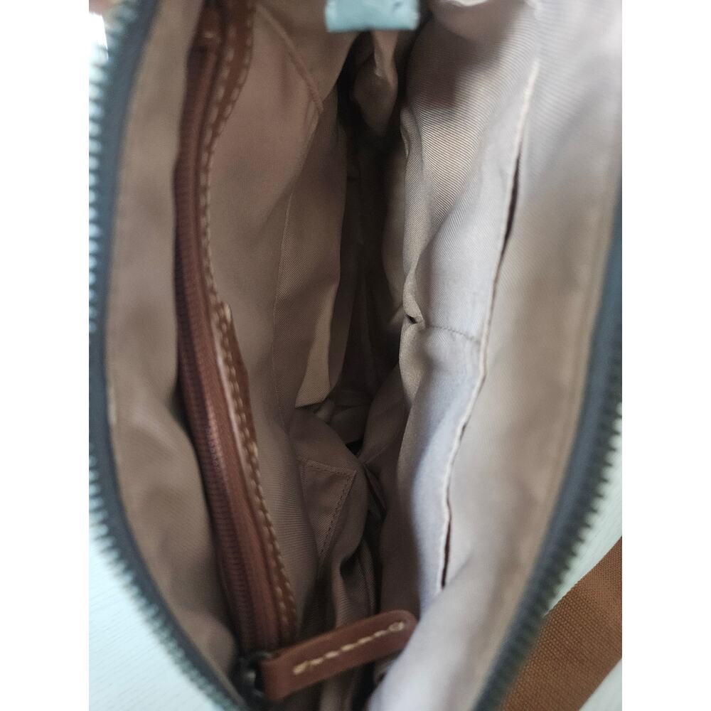 The Sak Lucia Crossbody Bag Dusty Blue Leather - Picture 10 of 12
